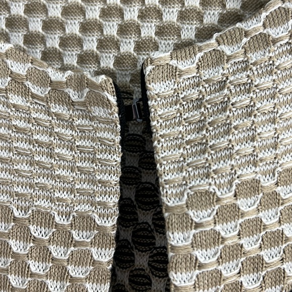 Ming Wang Women's Ombre long Blazer  - Black and Beige - Picture 6 of 9